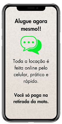 Moto disponível para aluguel em Belo Horizonte - MG
